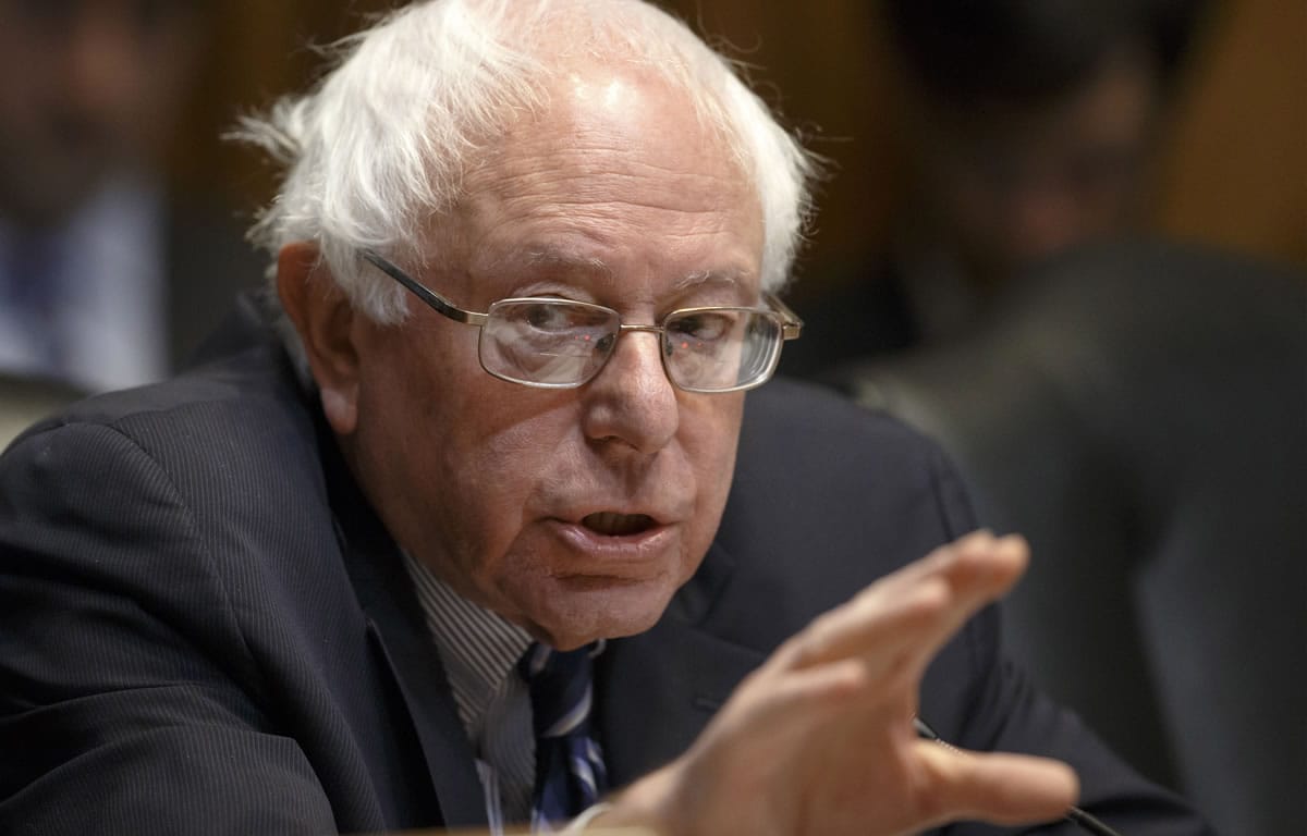 Senate Energy and Natural Resources Committee member Sen. Bernie Sanders, ind.-Vt., asserts an objection to Sen.