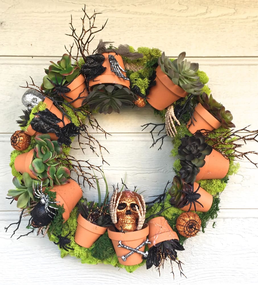 Cristina Ferrare, co-host of Hallmark Channel&#039;s &quot;Home and Family,&quot; created a Halloween wreath that does double duty: After October, remove all evidence of Halloween to continue displaying the wreath through Thanksgiving.