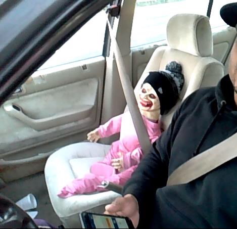 During Tuesday&#039;s morning commute, a WSP trooper pulled over ta man who tried to use a doll to gain access to the HOV lane of Interstate 5 in Tacoma.
