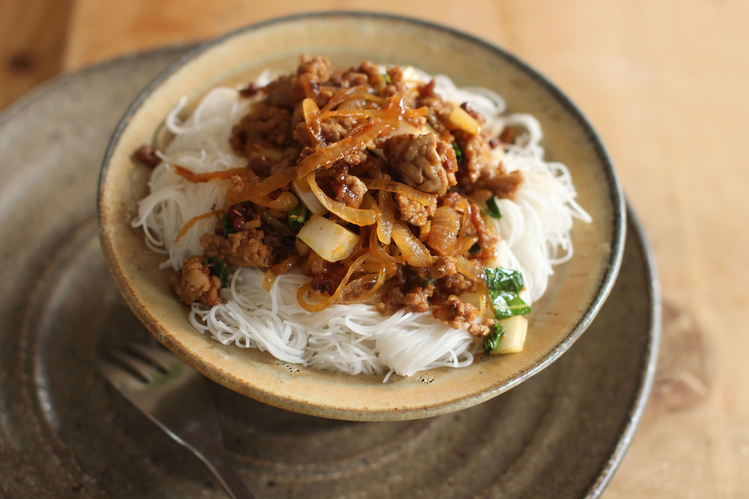 Sichuan pork ragu is adapted from a recipe in the book "Lucky Peach: 101 Easy Asian Recipes" by Peter Meehan.