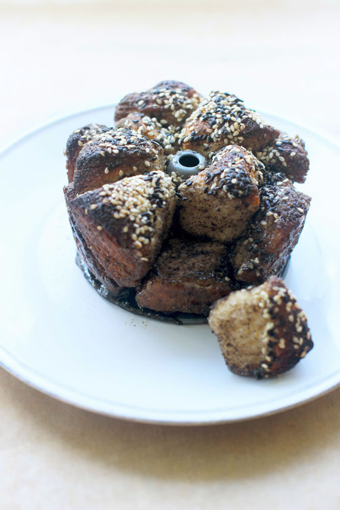 Black Sesame Orange Monkey Bread Muffins (AP Photo/Matthew Mead)