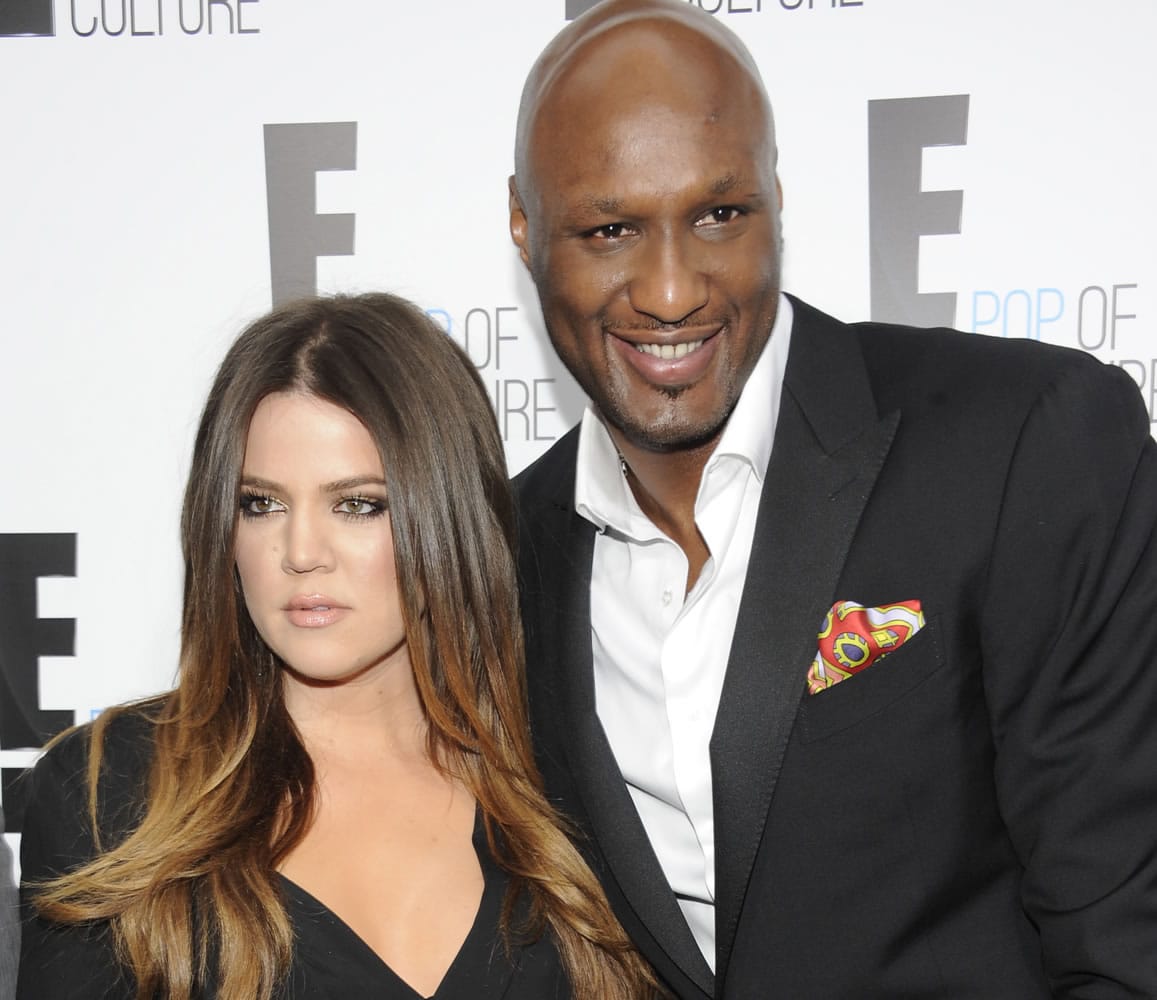Khloe Kardashian Odom and Lamar Odom from the show &quot;Keeping Up With The Kardashians&quot; attend a 2012 E! Network upfront event at Gotham Hall in New York. Odom, the former NBA star and reality TV personality embraced by teammates and fans alike for his humble approach to fame, was hospitalized and his estranged wife Khloe Kardashian is by his side, after being found unresponsive in a Nevada brothel where he had been staying for days.