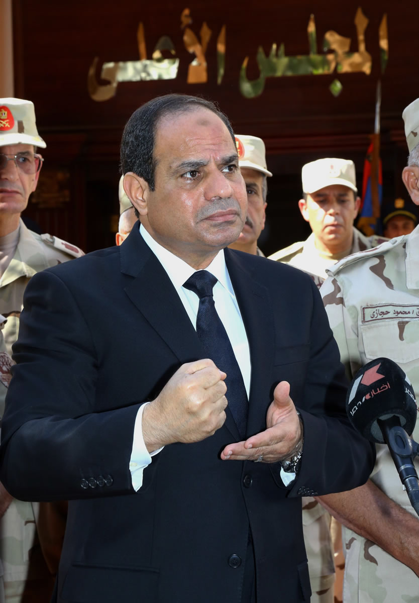 Abdel-Fattah el-Sissi
Egyptian president