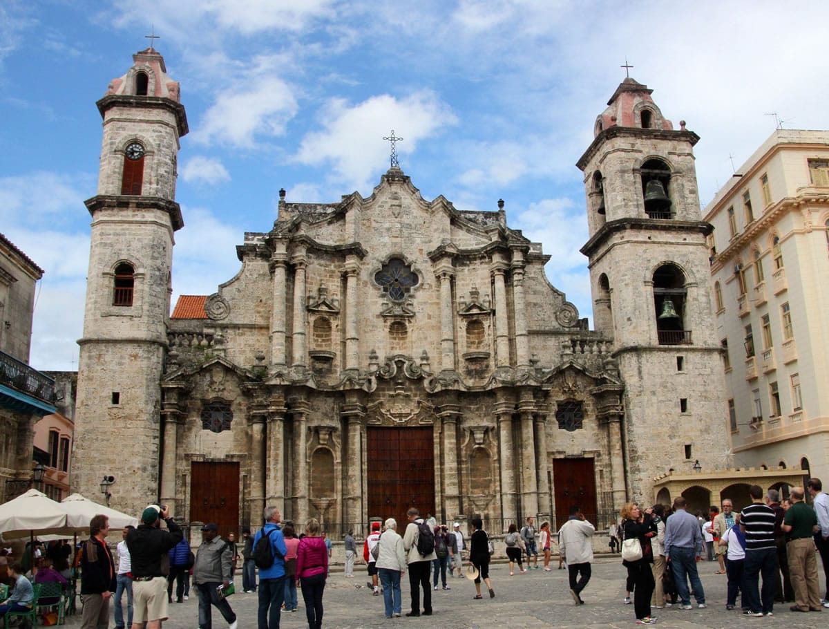 Old Havana's Plaza de Cathedral is a can't-miss destination.