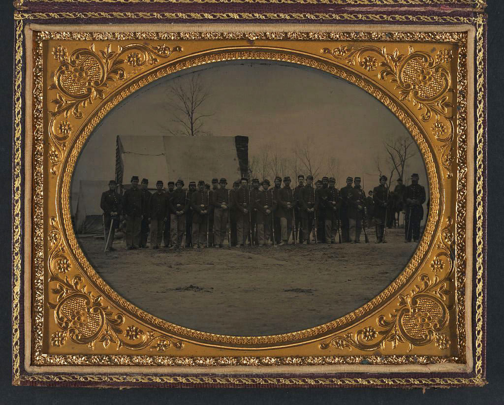 For years, the Library of Congress could not identify these Union soldiers in a photo taken during the Civil War.