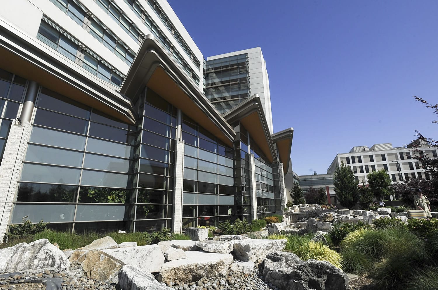 An exterior view of PeaceHealth Southwest Medical Center in Vancouver.