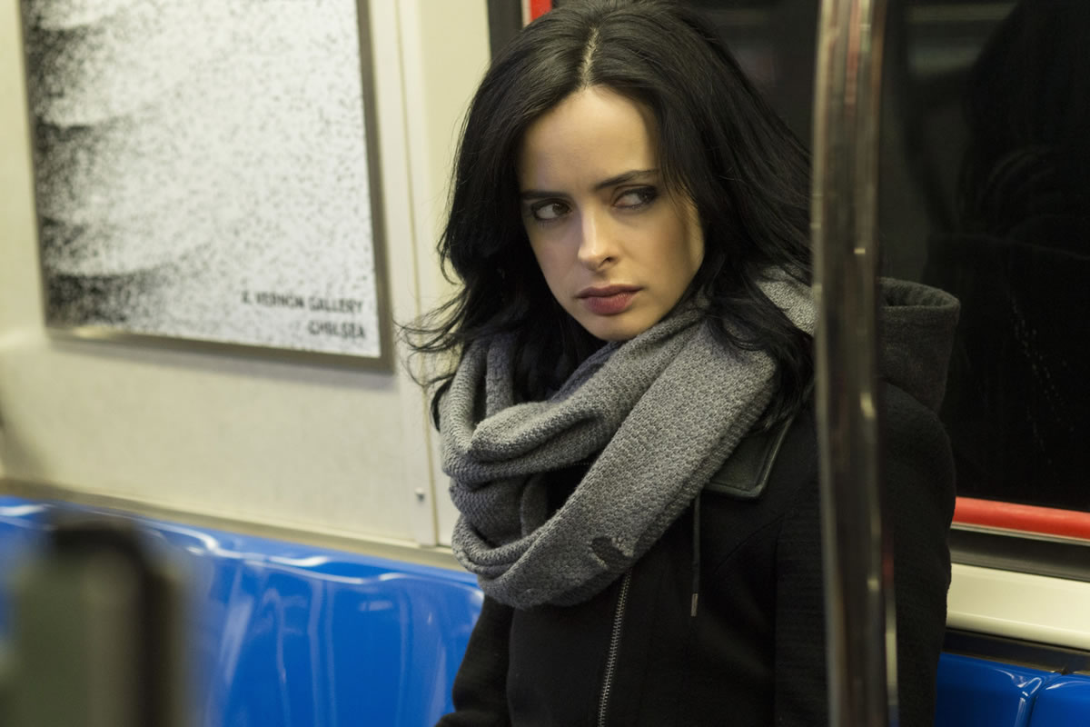 Despite her prior self-perceptions as an actress, Krysten Ritter has fully embraced her superhero title role for &quot;Jessica Jones.&quot; (Netflix)