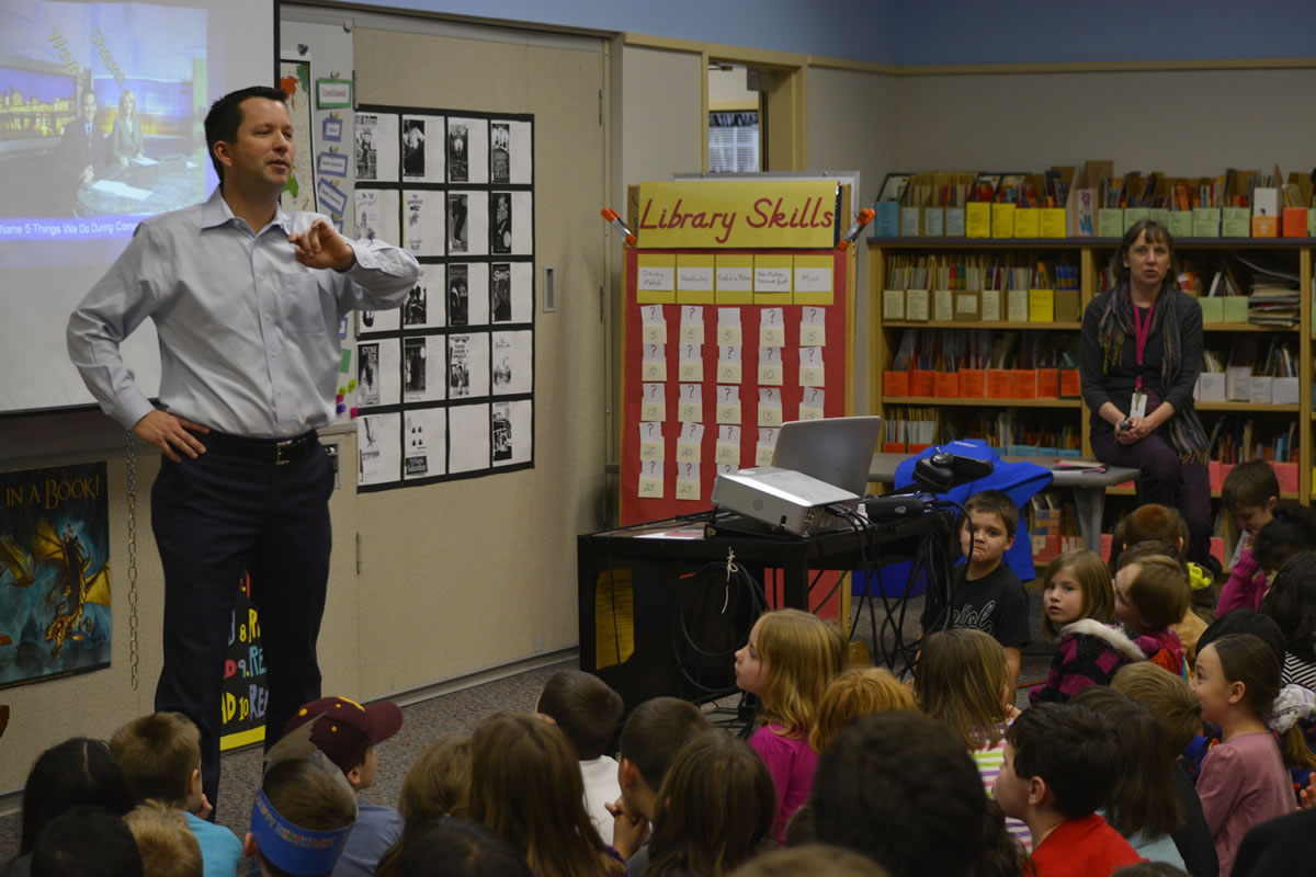 Washougal: Fox 12 Chief Meteorologist Mark Nelsen gives a special lesson on Jan.