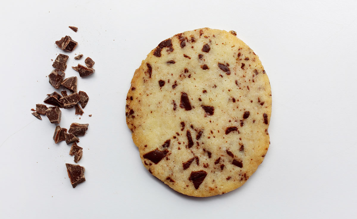 Chocolate-studded Sugar Cookies have chocolatey goodness in just about every nibble.