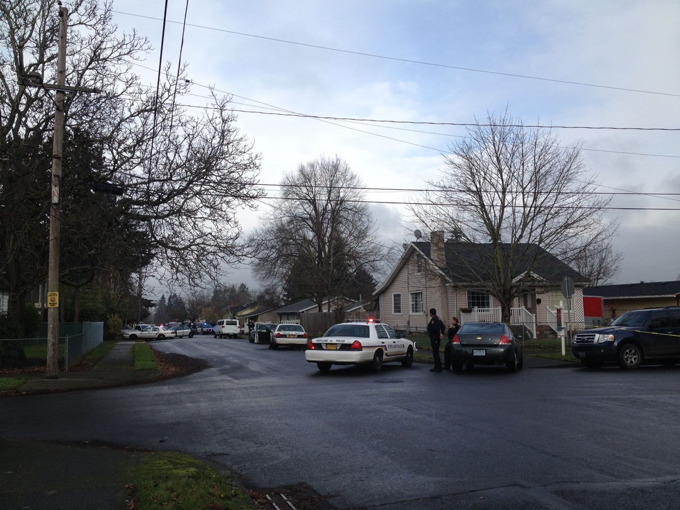 A high-speed police chase that started in Vancouver, ended in a residential area of Portland about 25 blocks north of University of Portland.