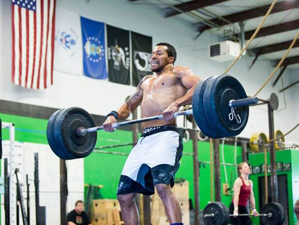 CrossFit Fort Vancouver athlete Jerome Perryman in competition.