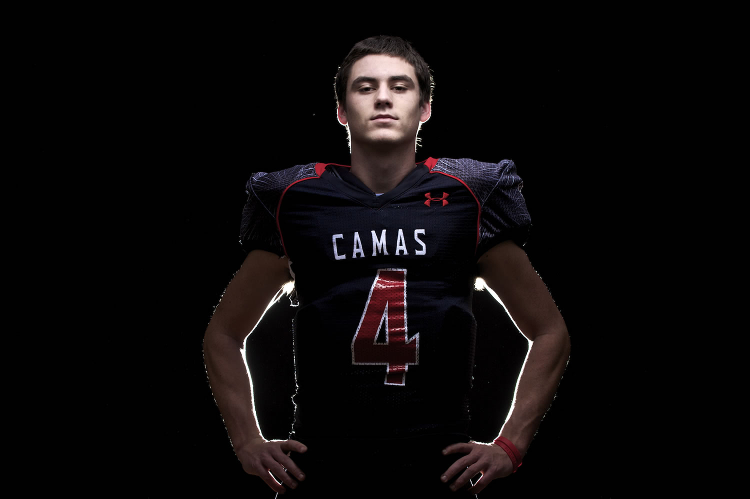 Camas quarterback Reilly Hennessey, The Columbian's All-Region football player of the year.