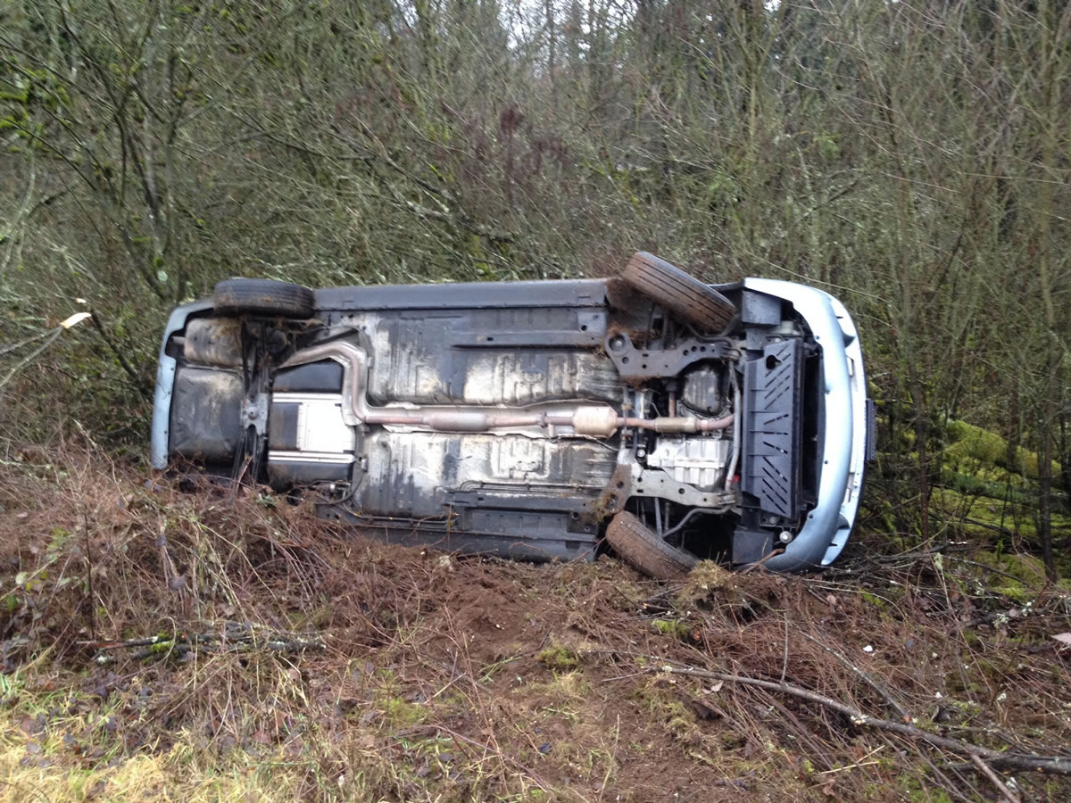 Washington State Patrol is investigating a rollover crash Wednesday near the state Highway 500 on-ramp to Interstate 205.