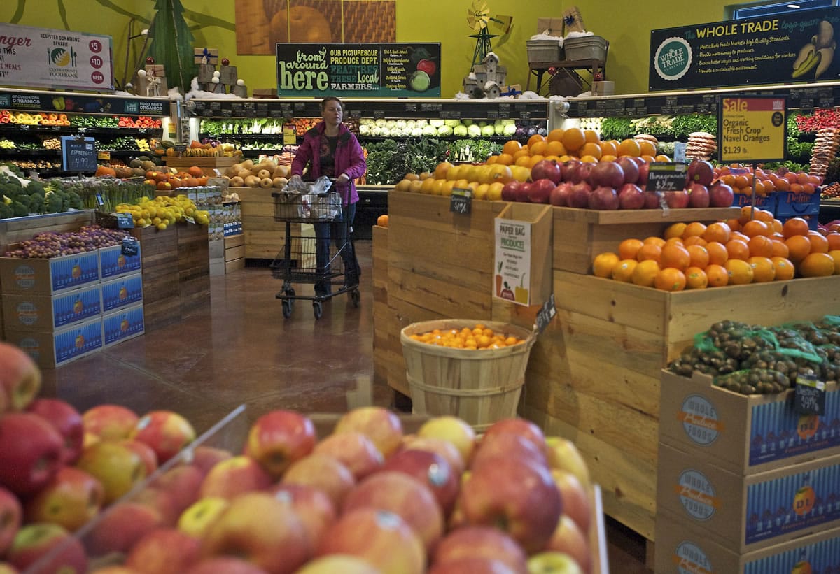 Clark County's only Whole Foods market is at  815 S.E. 160th Ave.