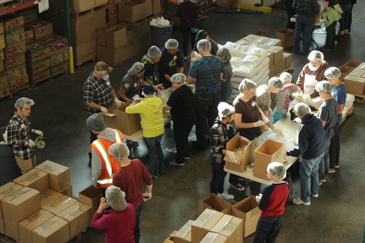 Minnehaha: More than 300 veterans and students spent Veterans Day at Clark County Food Bank packing more than 25,000 pounds of food, which will go to families in need.