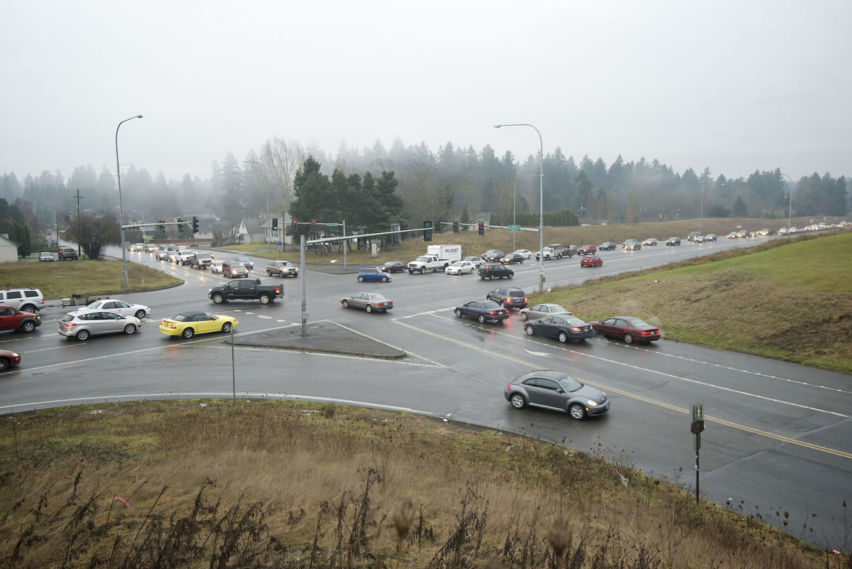 The intersection of Falk and 42nd at SR 500 in Vancouver is one of many projects being pushed to fund by business groups.
