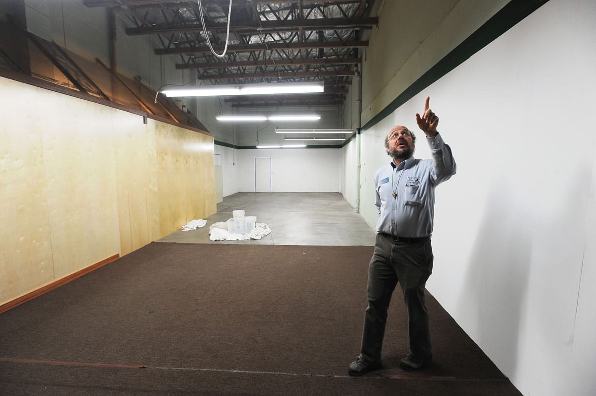 Friends of the Carpenter executive director Tom Iberle explains how this 1,200-square-foot space in his agency&#039;s west Vancouver warehouse will be transformed in the next few weeks into a day center for the homeless.
