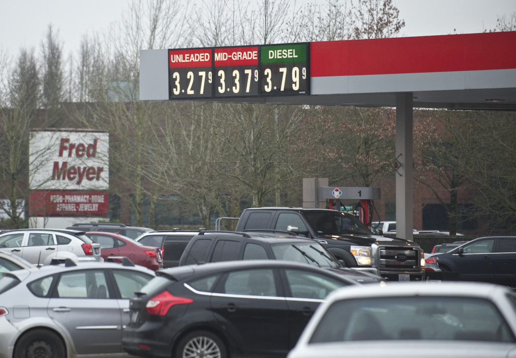 Gasoline prices in 2013 peaked at around $4 a gallon in May.