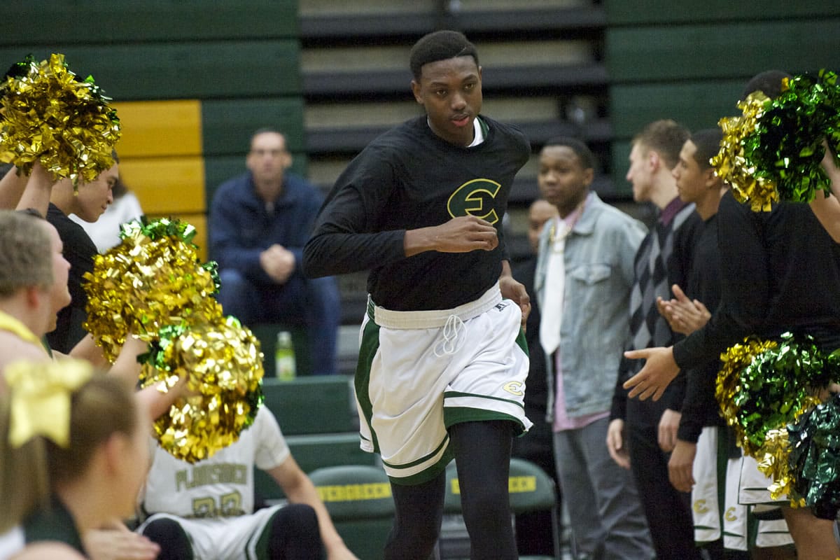 Evergreen High School junior Robert Franks, shown, Wednesday, December 4, 2013, against Hudson's Bay, is already being scouted by colleges.