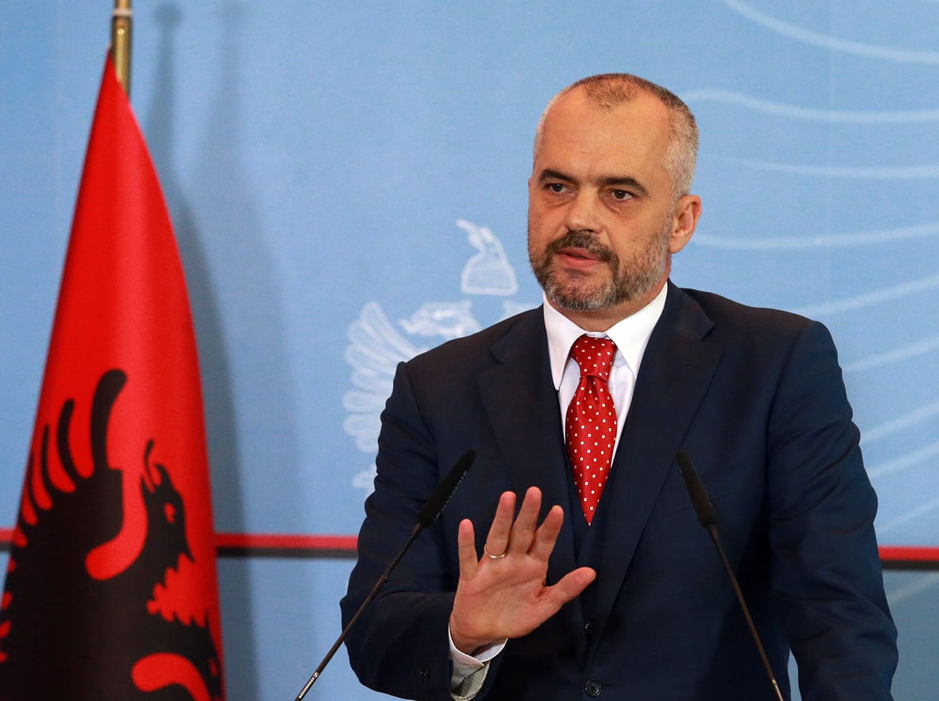 Edi Rama, Albanian prime minister.