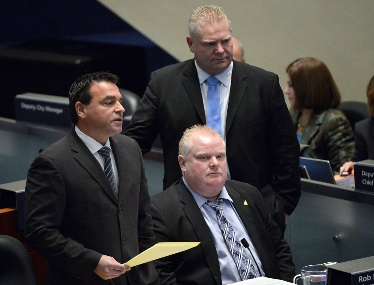 Rob Ford, mayor of Toronto, was stripped of some of his powers by the City Council, which hopes to remove most of his remaining authority next week.