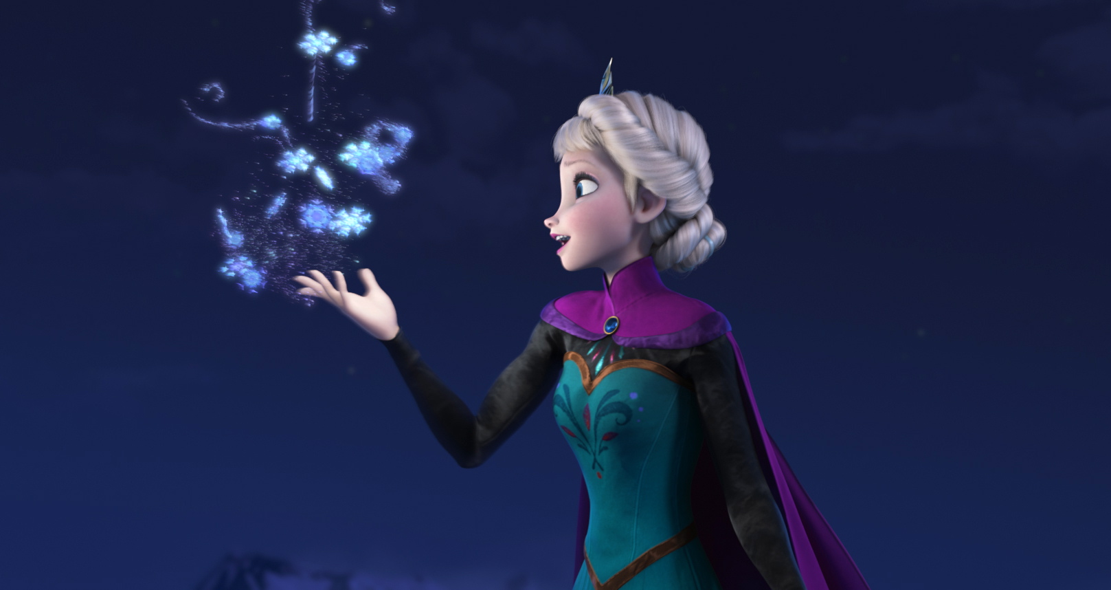 Disney
Elsa the Snow Queen, voiced by Idina Menzel, in a scene from Disney's animated feature &quot;Frozen.&quot;