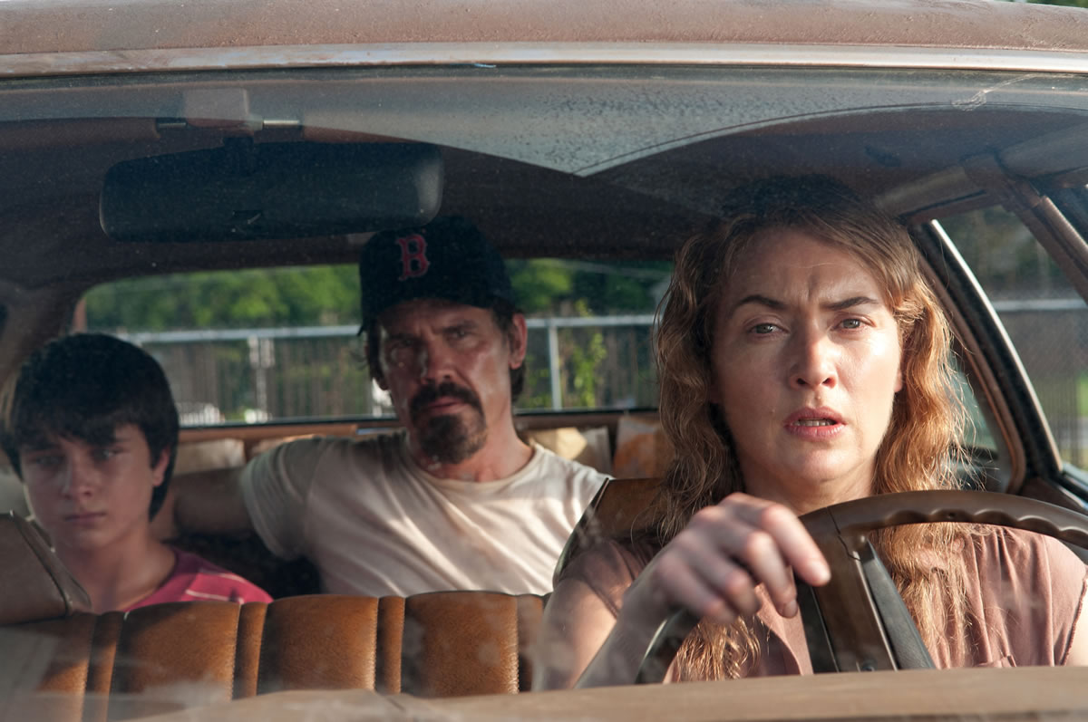 Gattlin Griffith, from left, Josh Brolin and Kate Winslet star in &quot;Labor Day.&quot;