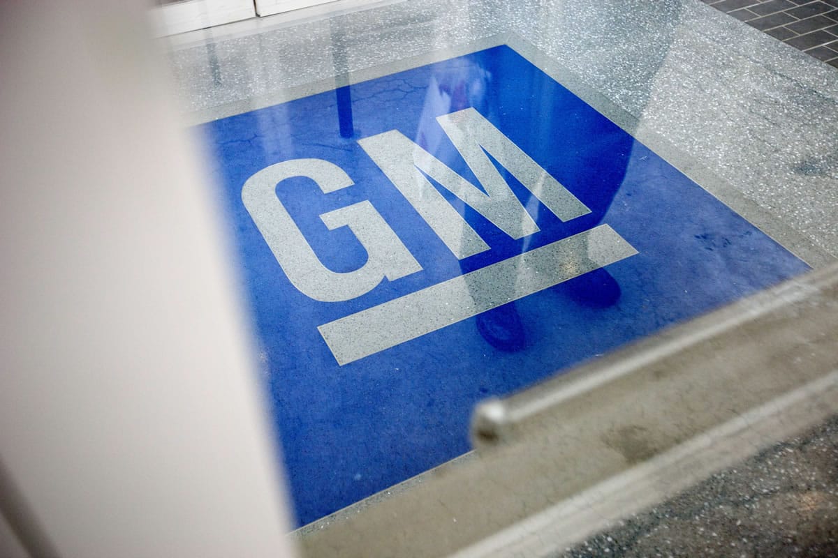 The logo for General Motors