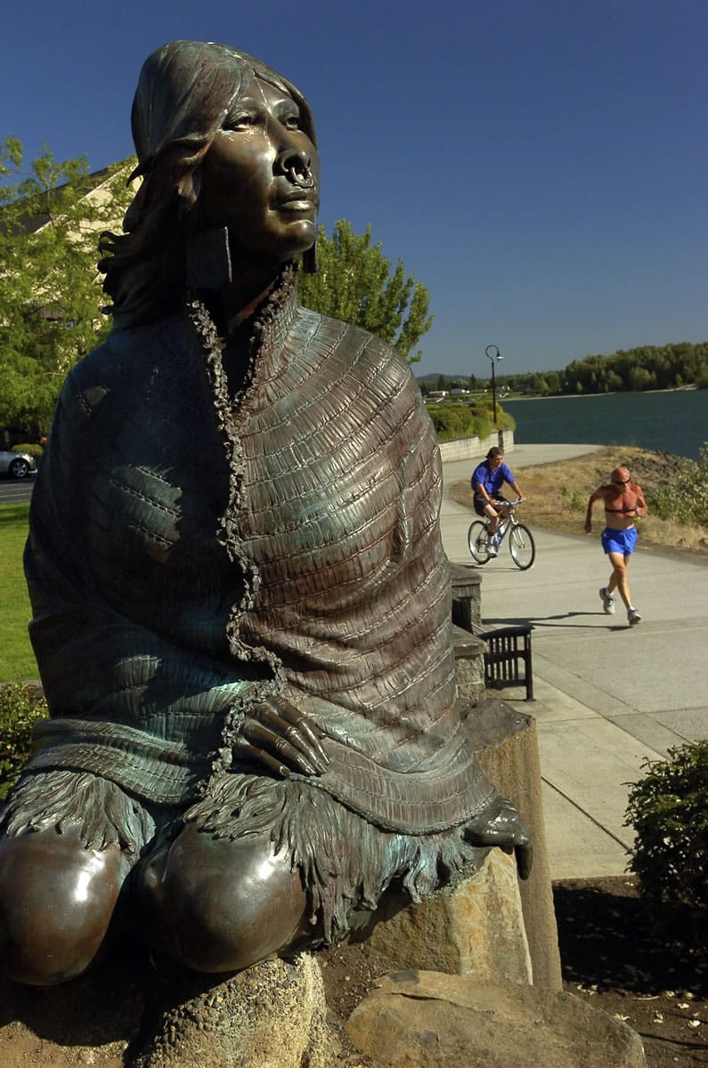 &quot;Ilchee,&quot; or &quot;Moon Girl,&quot; was installed in 1994 along the Renaissance Waterfront Trail in Vancouver. The sculptor was Eric Jensen of Scappoose, Ore.