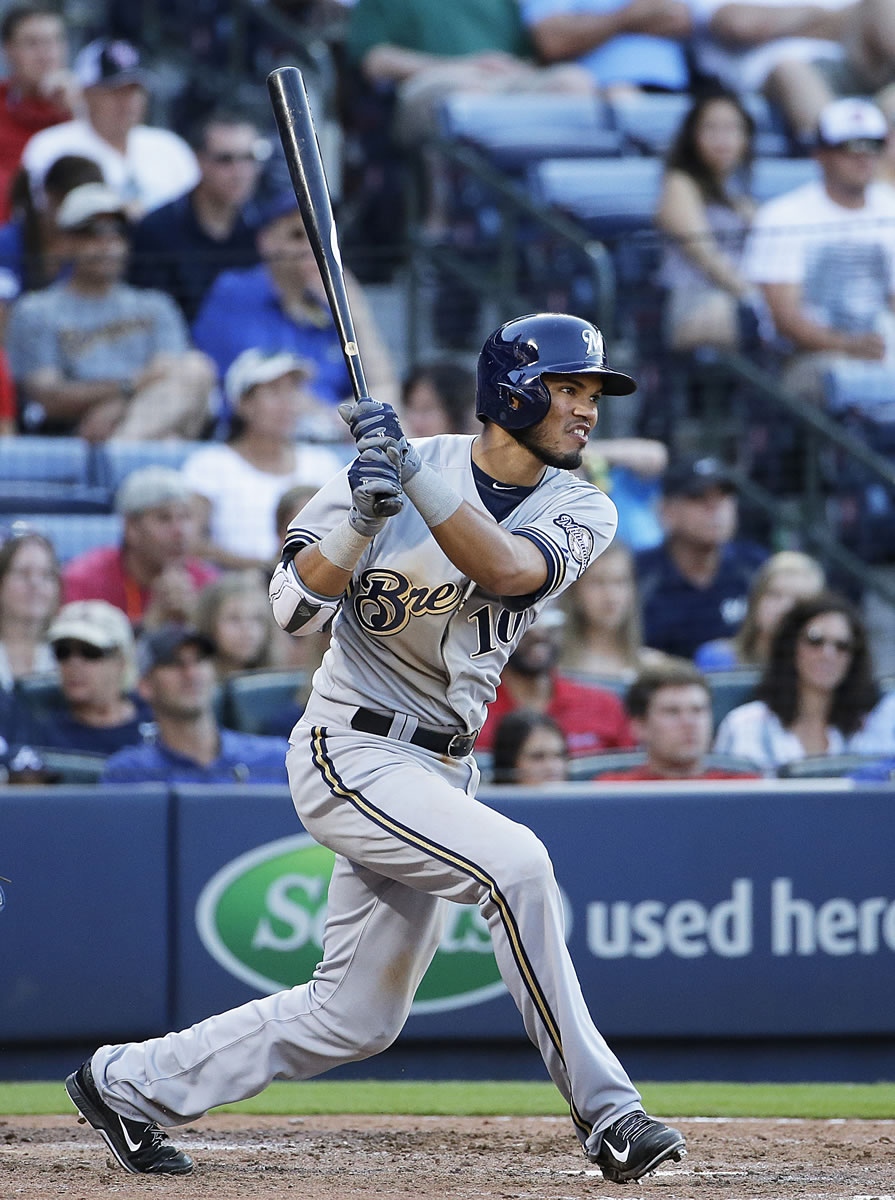 Milwaukee Brewers' infielder Luis Sardinas was traded to the Seattle Mariners on Friday, Nov. 20, 2015, for outfielder Ramon Flores.