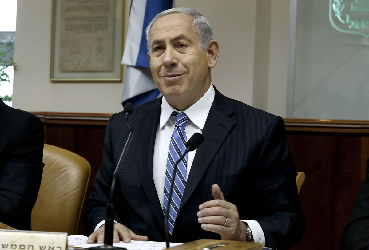 Benjamin Netanyahu, Israel's prime minister.