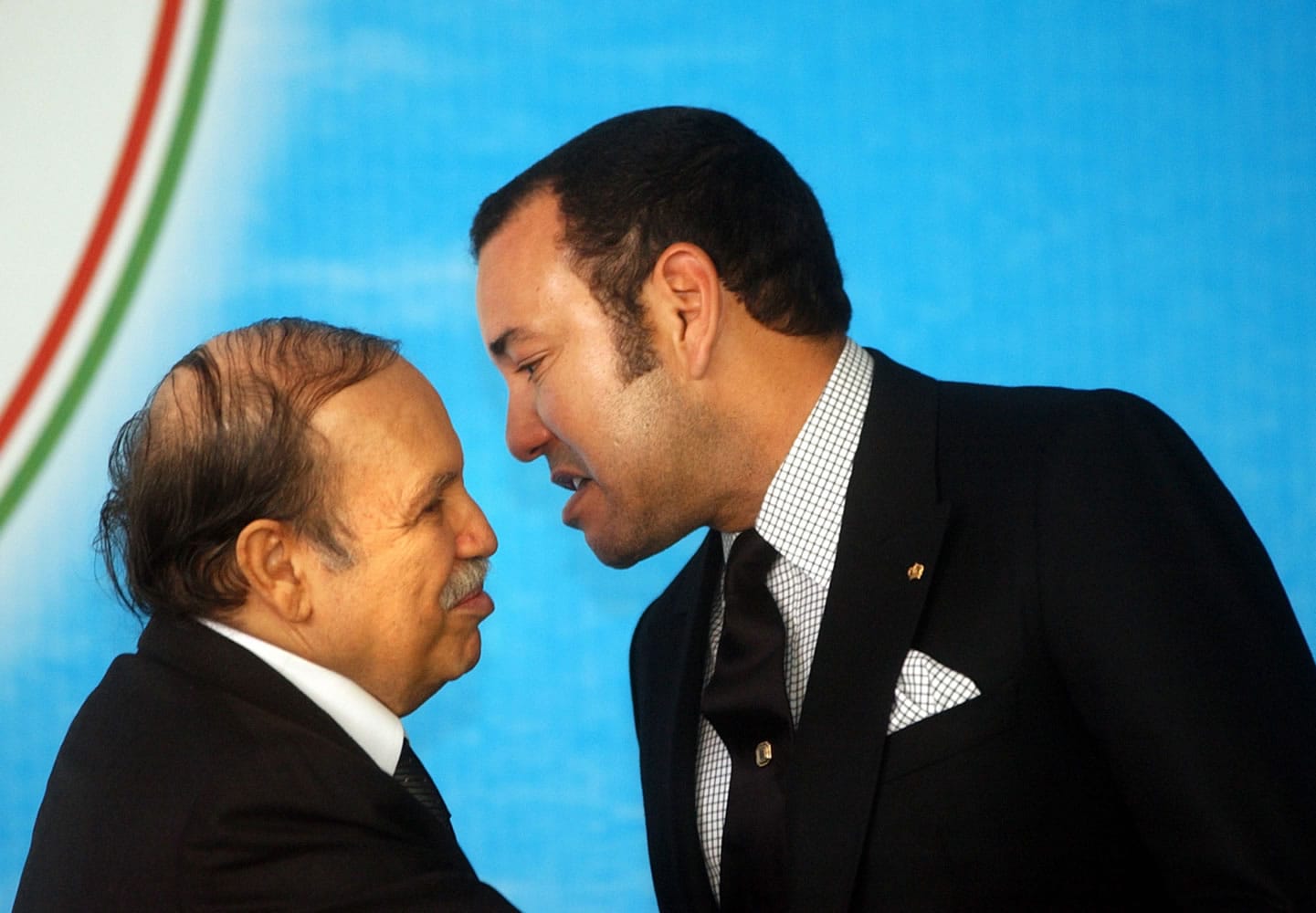 Algerian President Abdelaziz Bouteflika, left, listens to Morocco King Mohammed VI  prior to the opening  session of the 17th League of Arab States' summit in Algiers, Algeria, in 2005.