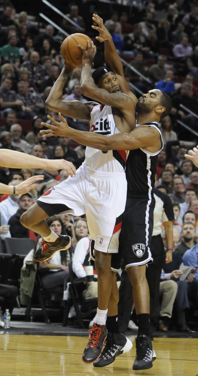 Portland's Will Barton, left, has been playing well off the team's deep bench during recent Trail Blazers victories.