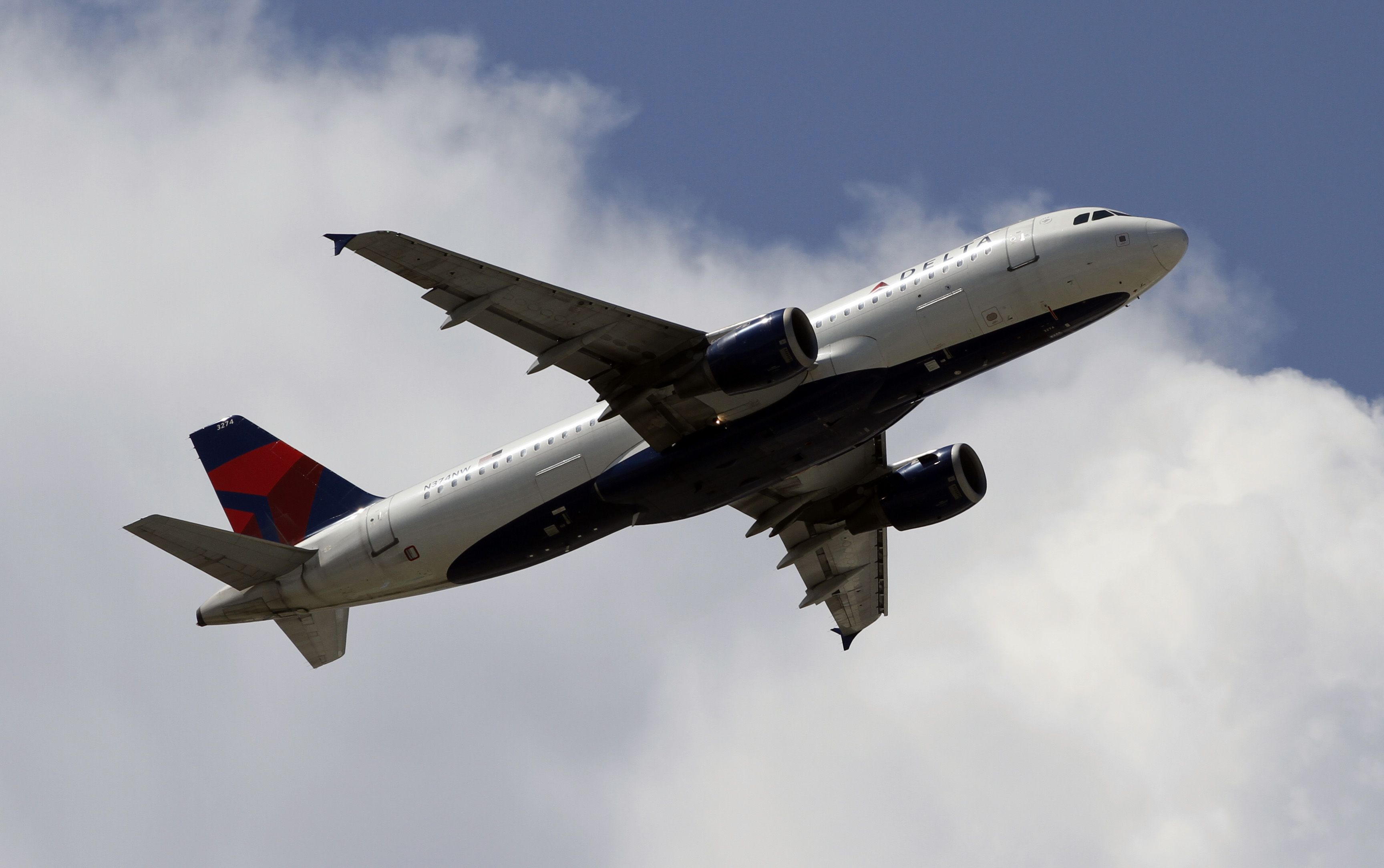 A Delta Air Lines aircraft takes off from Miami International Airport in Miami.