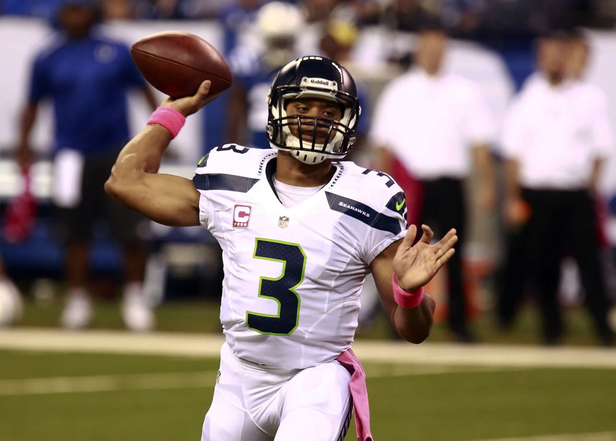 Seattle Seahawks quarterback Russell Wilson has drawn comparisons to Drew Brees, the quarterback he will face Monday.