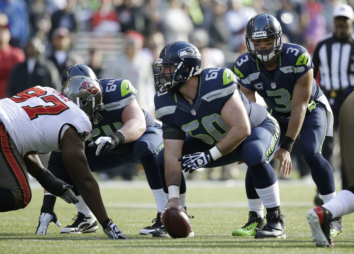 No. 3 - Seattle must have Max Unger stay healthy. The Seahawks center is the anchor of the offensive line, but has battled injuries this season. He left last week's playoff game with an ankle injury, but is expected to play Sunday.