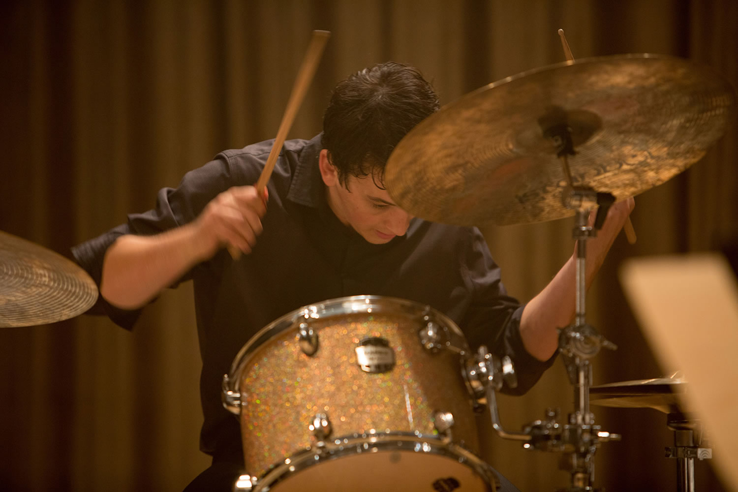 &quot;Whiplash,&quot; a short film about an aspiring drummer entering an elite jazz orchestra, will be part of the Sundance Short Films showing through Jan.