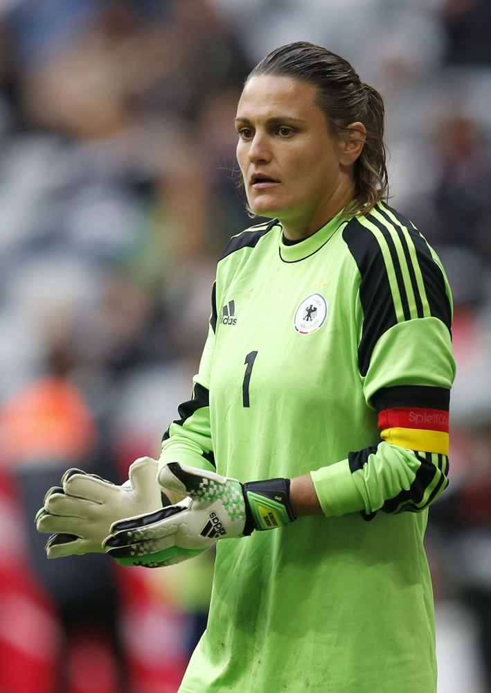 Germany goalkeeper Nadine Angerer, named the world's best female soccer player by FIFA for 2013, has joined the Portland Thorns FC.
