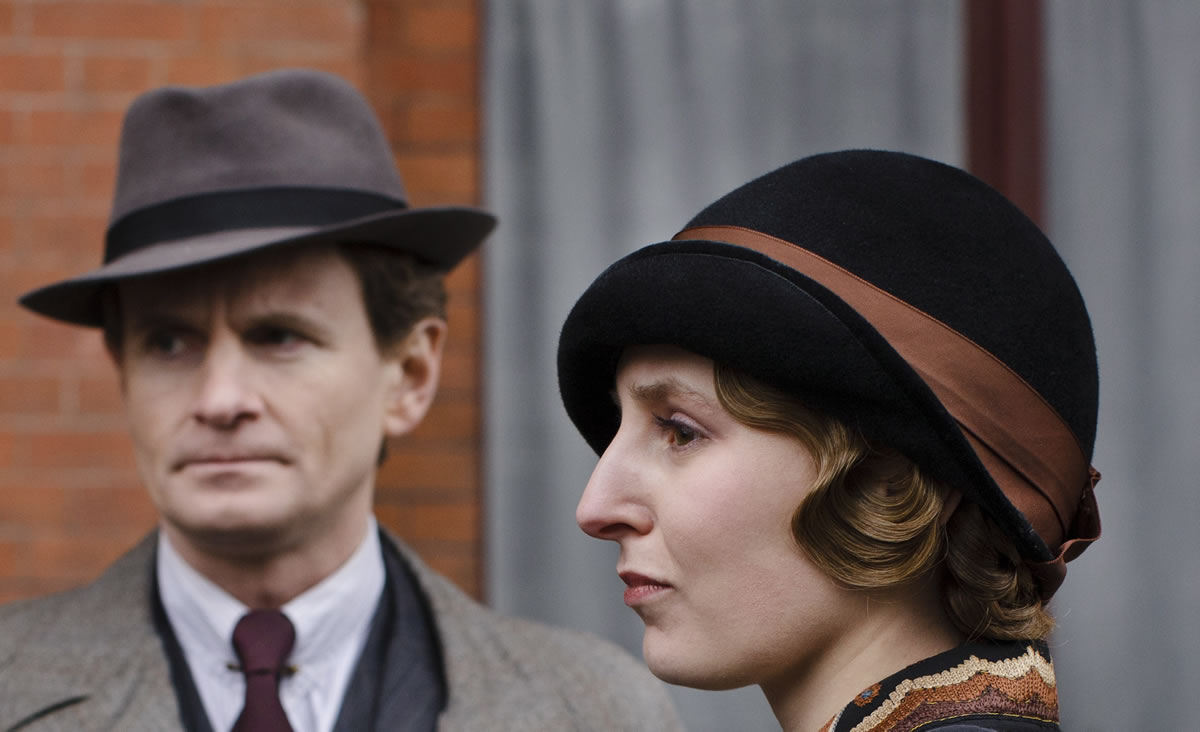 PBS
Charles Edwards and Laura Carmichael in a scene from season four of  &quot;Downton Abbey.&quot;