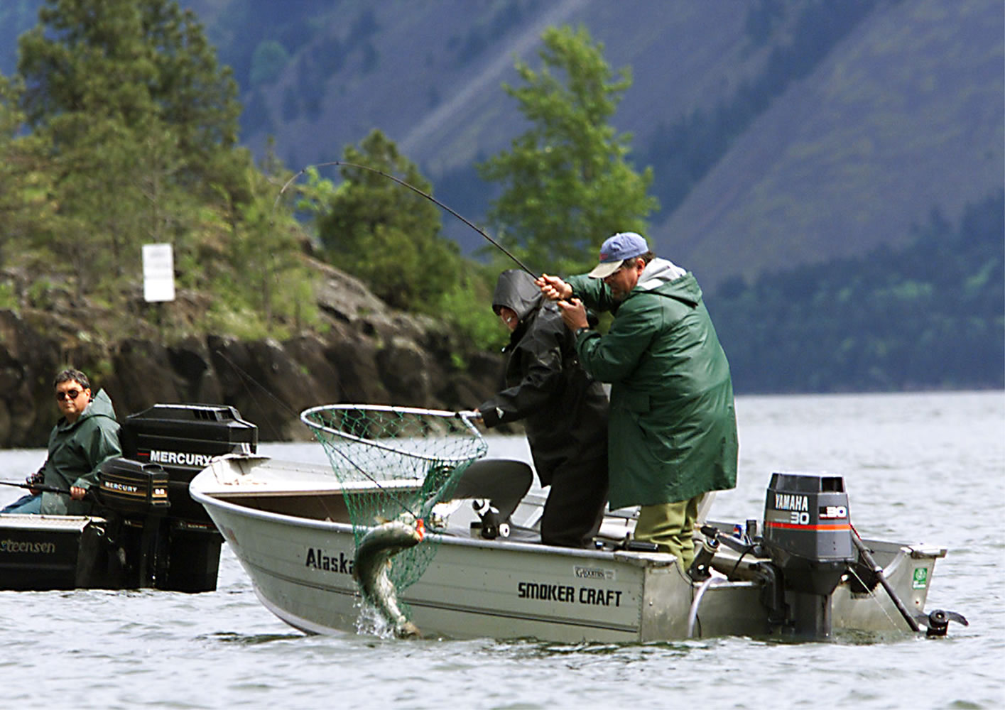 Spring chinook fishing at Wind River typically starts slow and peaks in late April to mid-May.