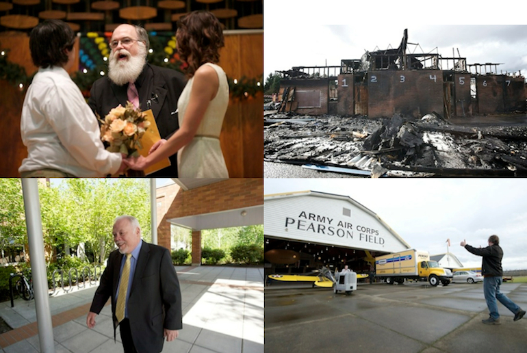 This year kept us busy with the first gay marriages in the state of Washington, a fire that destroyed Crestline Elementary, the county's hiring of state Sen.