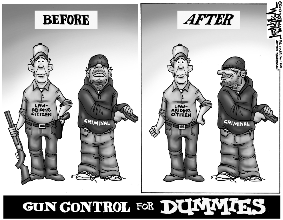 Editorial Cartoon: Gun Control Defined - The Columbian