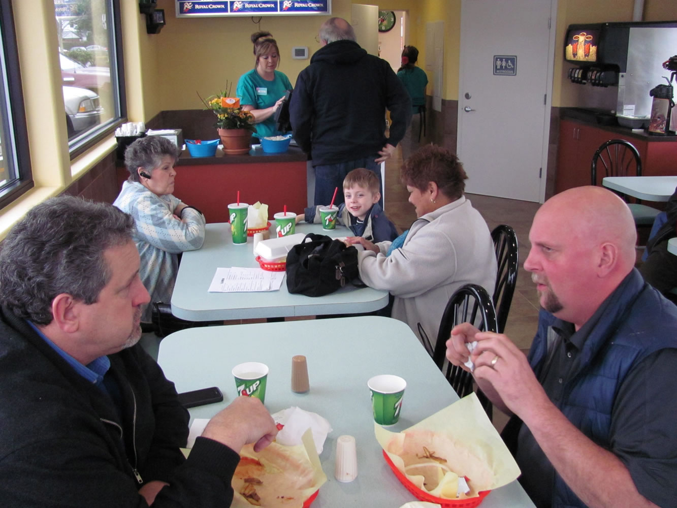 Area residents have been enjoying hamburgers and chicken sandwiches at K &amp; M Drive-In, since the Feb. 11 opening day. The restaurant, owned by Kevin and Melinda Bruzzone, of Washougal, is in the former Old Fashion Maid location, in Camas.