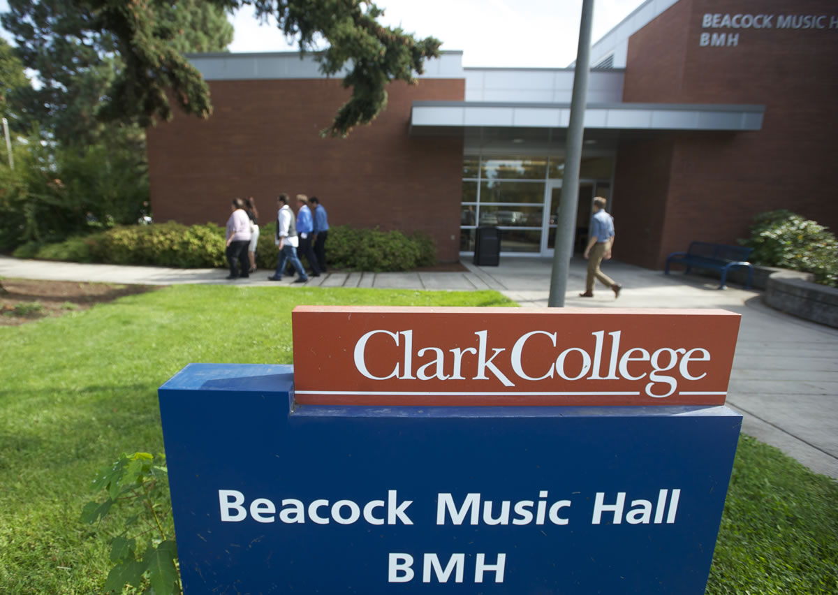 Clark College's Dale Beacock Music Hall was unveiled in September 2012 in memory of Clark's longtime band director.
