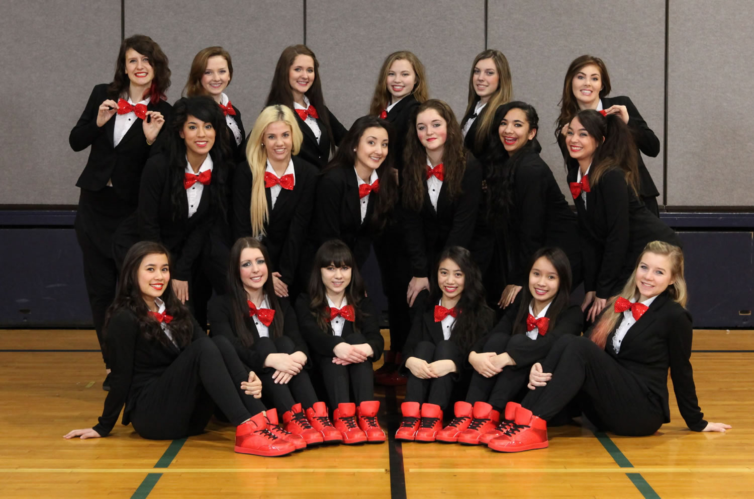 Contributed photos
The Camas High School dance team qualified for the state competition Friday and Saturday, at the Yakima Sun Dome. Their hip-hop routine pays homage to the movie &quot;Happy Feet.&quot;