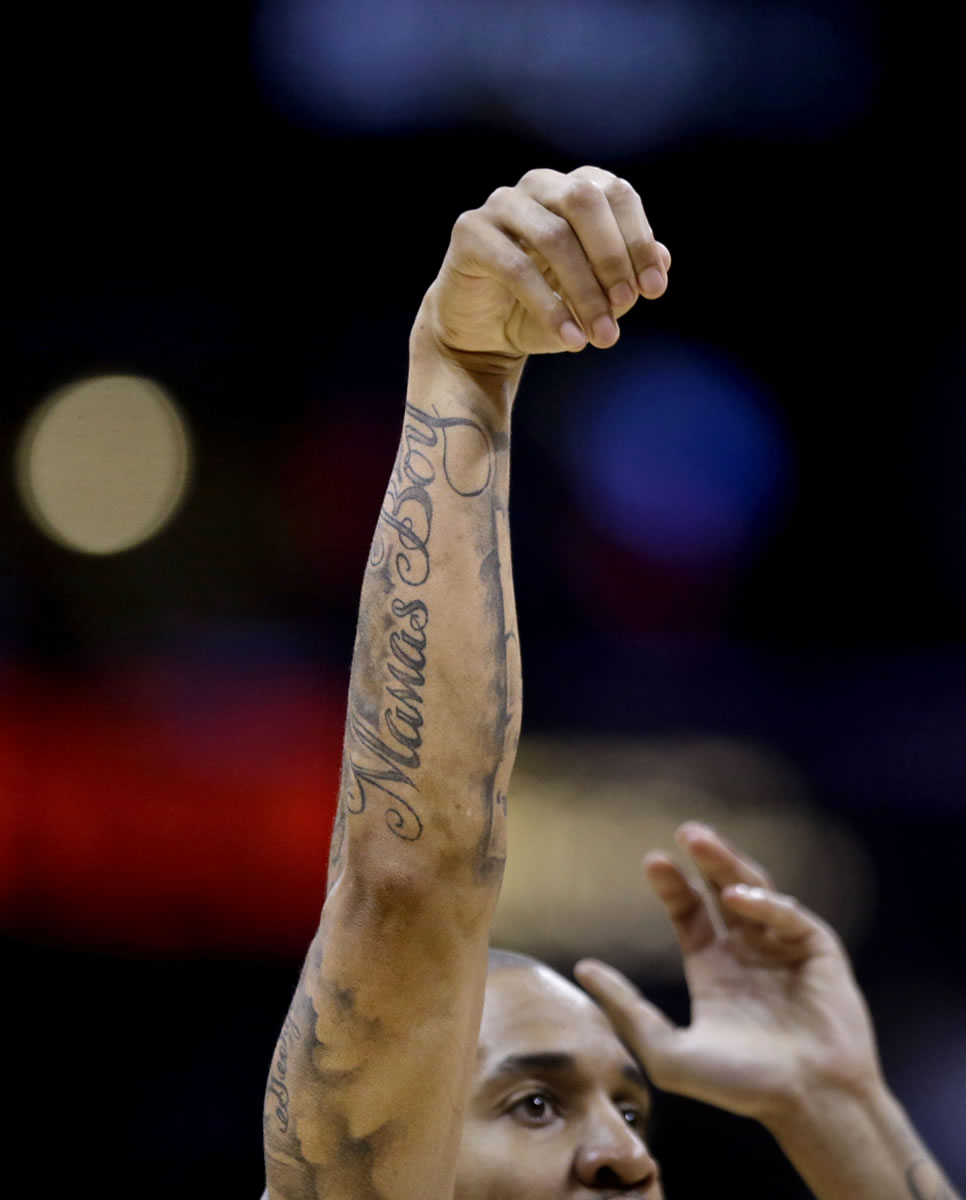 One of Eric Maynor's tattoos.