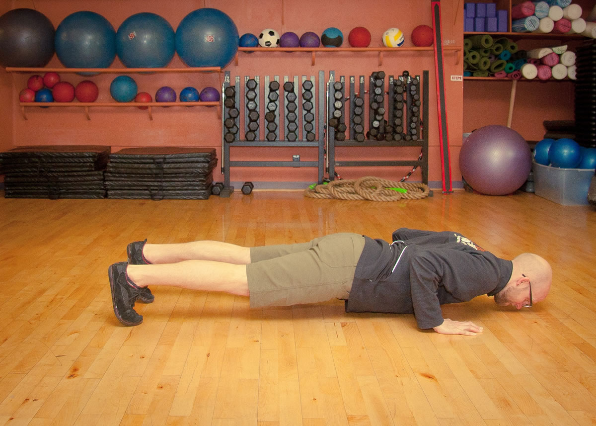 Ted Burpee demonstrates the six-count burpee.