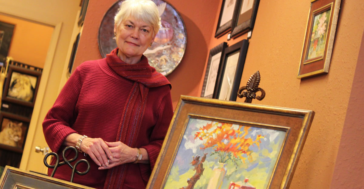 A show featuring the artwork of Marilyn Farrell Webberley will open at the Ballard &amp; Call gallery in downtown Camas on Friday.