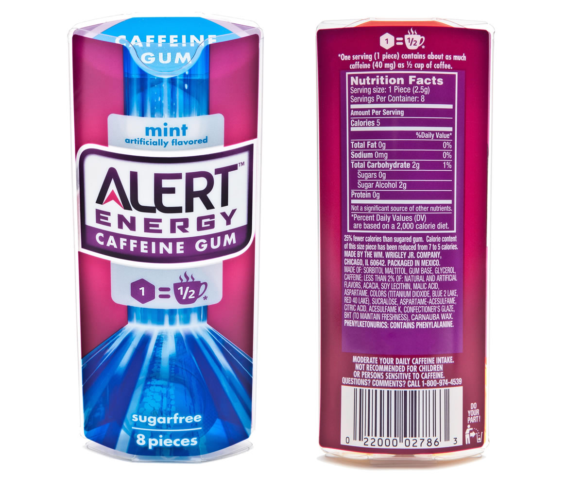 Alert Energy Caffeine Gum.