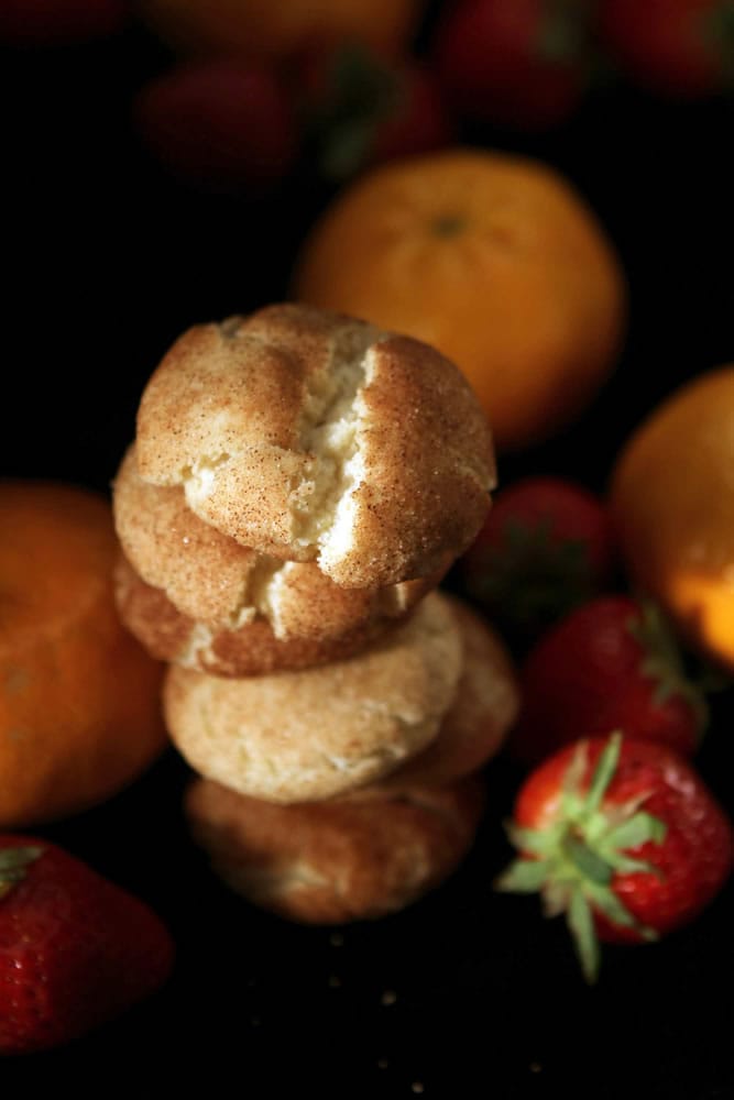 Snickerdoodles are often described as a sugar cookie but the addition of cinnamon ups the flavor.